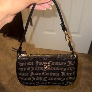 Juicy Couture Black Mini Bag with Gold Details